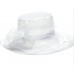 NEW s Kentucky Derby Church Hat Large Brim Organza Party Wedding Sun Hat  eb-98724274