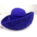 Vintage Woman's Mysha Church Derby Wedding Wool Hat Purple COGIC  eb-31999185