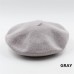 24Style  Solid Wool Beret French Artist Warm Beanie Hat Winter Ski Cap New  eb-68159888