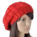 Fashion Warm Winter  Beret Braided Baggy Knit Crochet Beanie Hat Ski Cap US  eb-44158631