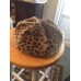 TOPPERS LEOPARD PRINT FUR BERET HATNWTCRAFTED IN USAA VERY CHIC STYLESPECIAL  eb-09252557