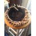 TOPPERS LEOPARD PRINT FUR BERET HATNWTCRAFTED IN USAA VERY CHIC STYLESPECIAL  eb-09252557