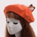 Handmade Lolita Mori Girl Kawaii Deer Ears Beret Gift Japanese Beret Cap Hat 717332121357 eb-32872234