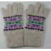 Hand knitted Made in Scotland Large Fair Isle Hat and glove set  eb-12982718