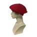 Laulhere French 100% Wool Hat La Parisienne Soft Red Beret Made In France 6 7 /8  eb-43432909