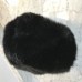 Used Black Beret Style Faux Fur Hat  eb-15439997