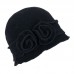  Gatsby 1920s Winter Wool Casual Beanie Crochet Bucket Flower Hat A285  eb-42362279