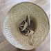 Vintage Straw Hat with Tie Garden Sun Protection Cooling Woven  eb-63294500