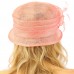 Summer Fancy 1920s Flapper Sinamay Trio Floral Cloche Bucket Church Hat Pink 799705232372 eb-79127606