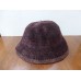 's Large Brown Crocheted City Hunter Bucket Hat Excellent  eb-86253078