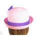 Pink Hatters Church Dress Derby Society Cloche Rhinestones Flower Red Hat Ladies  eb-79915408