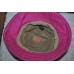 COACH BUCKET HAT SIGNATURE C Pink Canvas Pink Leather MUJER Size P/S  eb-04872835