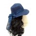 Ribbon Bow Bucket Style Sun Fashion Hat Sun Summer Blue NEW  eb-28675690