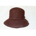 Magid Hats 's Hat Bucket Flapper Brown Felt Size Fitted 7 3/8  eb-04854852