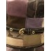 COACH WOMEN'S MULTI COLOR PATCHWORK COLLECTION BUCKET HAT S/P LEATHER SUEDE   eb-55867768