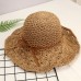 Casual  Wide Brim Crochet Hollow Hat Summer Beach Vacation Straw Cap Visor  eb-82671351