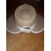Eric Javits Sun Crest  Packable Hybrid Fedora Visor Hat Peanut/White Size One  eb-42253389
