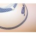 Titleist Sun Visor  Cap Hat  Embroidered Logo Blue White Plaid Tie Closure  eb-23876710