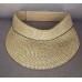 Nine West Packable UPF 50+ Visor Straw Sun Hat Brown NWT  eb-47559589