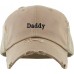 Daddy Embroidery Dad Hat Cotton Adjustable Baseball Cap Unconstructed  eb-41112923