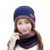 White Scarf For  Hat Clothing Snow Visor Caps Knit Girls Autumn Woolen  eb-83252806