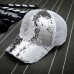 Fashion  Ponytail Baseball Cap Sequins Shiny Messy Bun Snapback Hat Sun Cap  eb-81289284