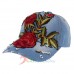  Baseball Cap Full Crystal Flower Denim Bling Rhinestone Snapback Cap   eb-61494348