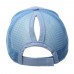Summer Baseball Cap  Messy Bun Ponytail Adjustable Sport Trucker Hat Cute   eb-87596496