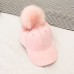  Fur Sweet Hip Hop Suede Flat Fluffy Ball Snapback Adjustable Baseball Hat Cap   eb-66231428