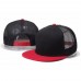 's Baseball Cap Trucker Adjustable Snapback Flat Hip Hop Hat Plain Mesh USA  eb-73065237