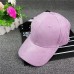 Unisex   Suede Baseball Cap Snapback Visor Sport Sun Adjustable Hat   eb-12199374