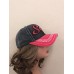 Sexy Rhinestone Bling Adjustable 's black red baseball cap hat NWT  eb-28192557