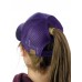 C.C Ponycap Messy High Bun Ponytail Adjustable Glitter Mesh Baseball CC Cap Hat  eb-53548943