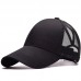 NEW Breathable cool High Bun Ponytail Adjustable Mesh Trucker Baseball Cap Hat  eb-71619161