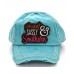 ADJUSTABLE SWEET SASSY & SOUTHERN CAP HAT BLACK GRAY OR TURQUOISE BLUE  eb-41434450