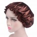Silk Satin Night Sleep Cap Hair Bonnet Hat Head Cover Wide Band Adjust Elastic  eb-86882765