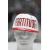 FORTITUDE snapback  white/red  hat cap baseball  Delta Sigma Theta inspired  eb-93551058