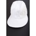 Vtg 90s White CROCHET Lace Cotton Sporty Beach Festival Baseball Cap Sun Dad Hat  eb-64525969