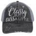 USA  Classy But I Cuss A Little Glitter Bling Hats Made In USA Trucker Hats Caps  eb-98126372