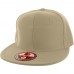 Plain Fitted Flat Bill Cap Visor Baseball Basic New Blank Solid Hat Sport Colors  eb-81962849