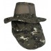 Boonie Hat Fishing Army Military Hiking Snap Brim Neck Cover Bucket Sun Flap Cap  eb-08199360