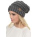    CC Beanie Cap Bubble Knit Over Slouch Baggy Hat Winter Ski Hat  eb-32878232