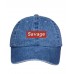 Savage Patch Embroidered Baseball Cap Dad Hat Many Colors Available   eb-64773861