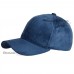 Baseball Cap Faux Suede Vintage Visor Hip Hop Plain Solid Hat   Blank  eb-27906935