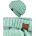 CC Beanie 's  FLEECE LINED Chunky Soft Stretch Cable Knit Warm Fuzzy Beanie  eb-83757958