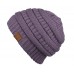 CC Beanie 's  FLEECE LINED Chunky Soft Stretch Cable Knit Warm Fuzzy Beanie  eb-83757958