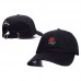 The Hundreds Dad Hat Flower Rose Embroidered Curved Brim Baseball Cap Visor Hat  eb-05675717
