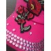 s Pink Rose Embroidered Bling Baseball Cap Dad Hat Adjustable Rhinestone   eb-67400617