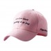 Baseball Cap Fashion Cute 3D Letters Embroidered Snapback Hat For  Girls  eb-96467846