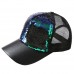  s Ponytail Adjustable Baseball Cap Sequins Shiny Messy Bun Hat Sun Caps  eb-53761897